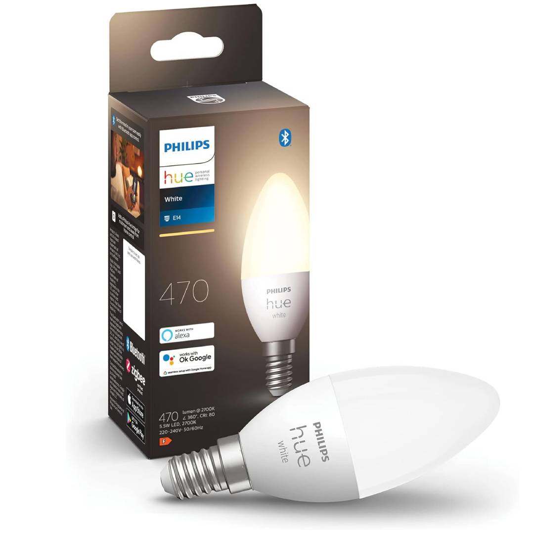 Philips Hue White Smart Light Bulb E14