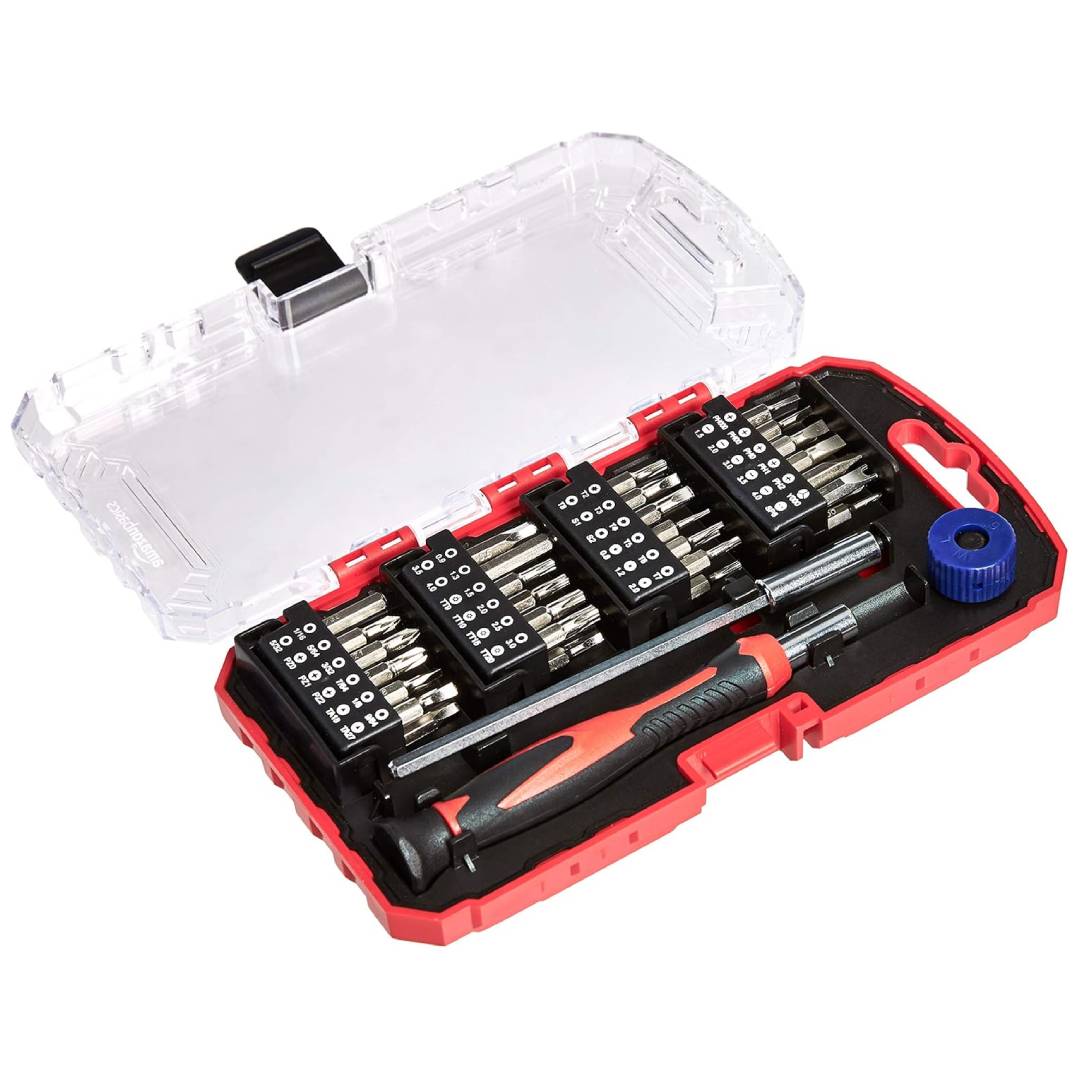Amazon Basics 51-Piece Precision Screwdriver Bit Set