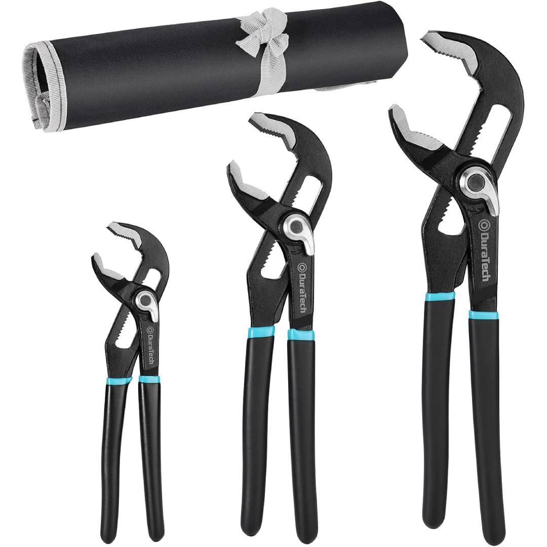 DURATECH 3-Piece Water Pump Pliers Set