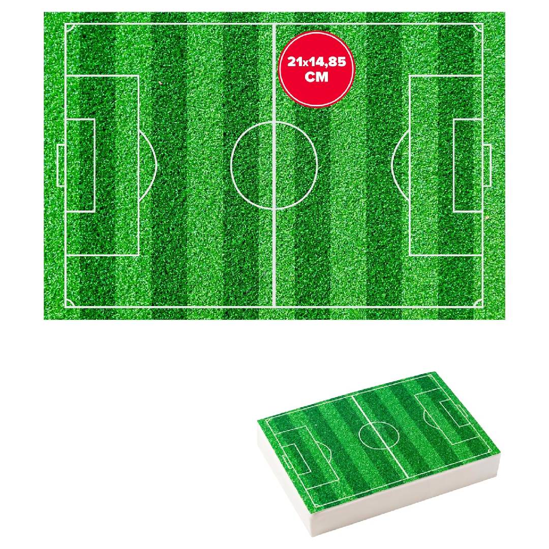 dekora – Football Pitch Edible Sheet A5 14.8 x 21 cm