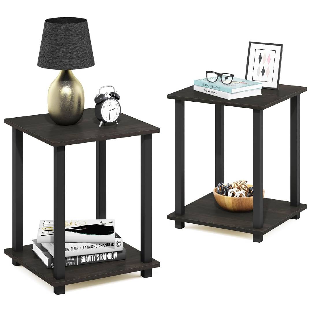 Furinno Simplistic 2-Pack End Table