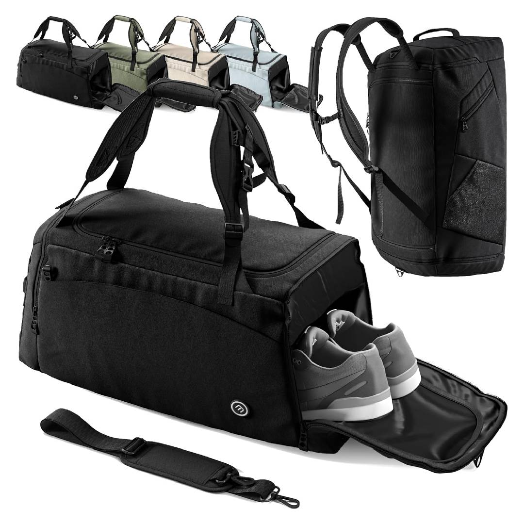 bemaxx Gym Bag Duffle Bag Men Women + Backpack-Function