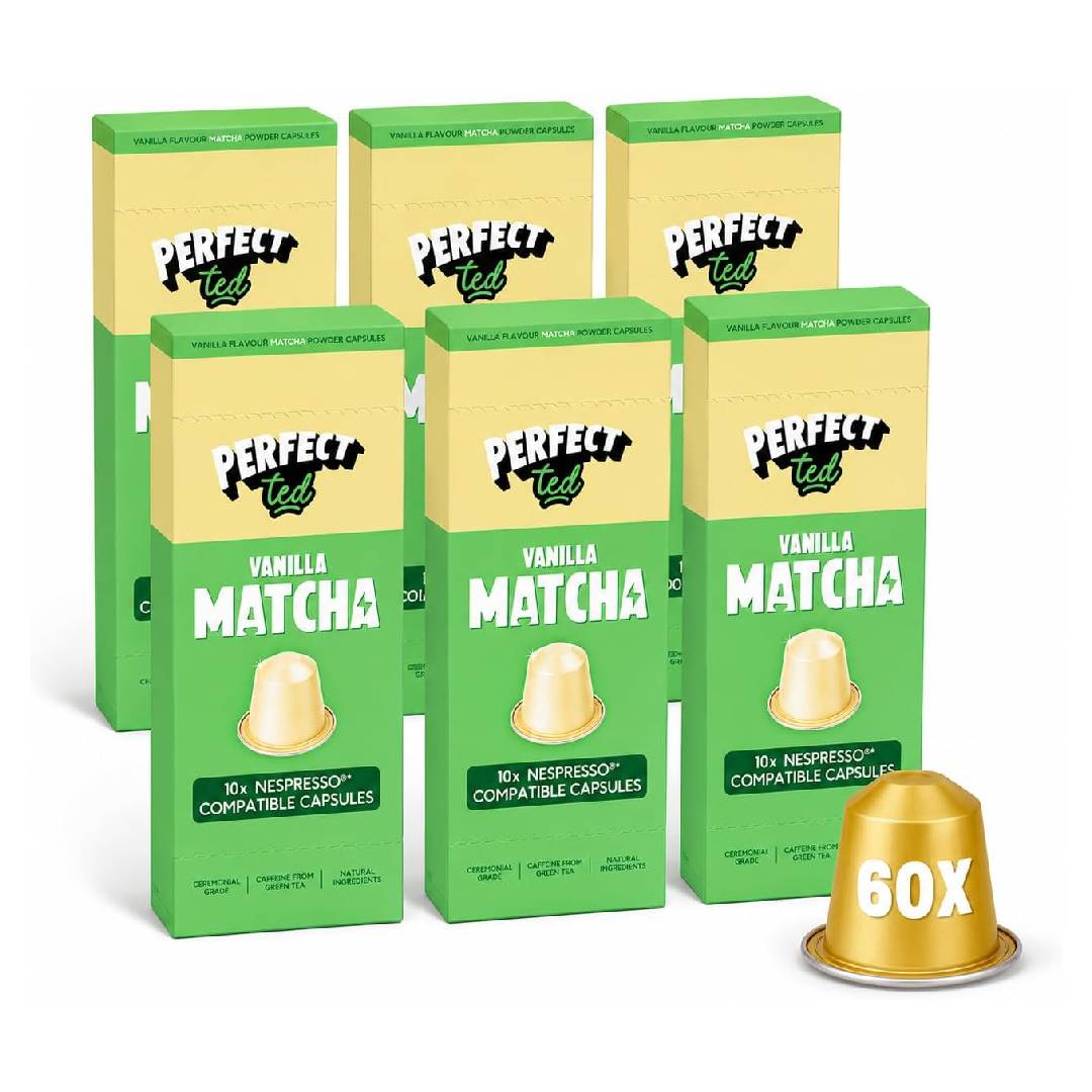 PerfectTed Matcha Pods, Ceremonial Grade Japanese