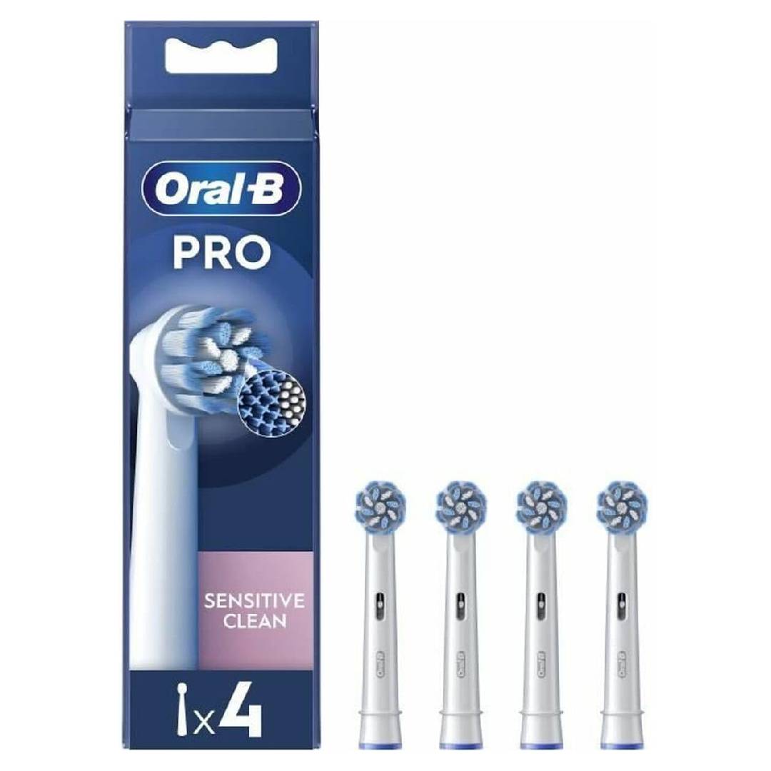 Oral-B Pro Sensitive Clean Electric Toothbrush Heads (Pack of 4)