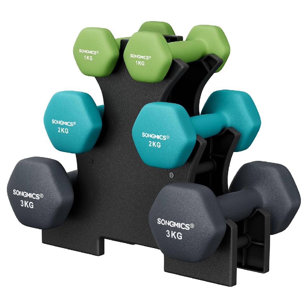 SONGMICS Weight Lifting Dumbbell Kit