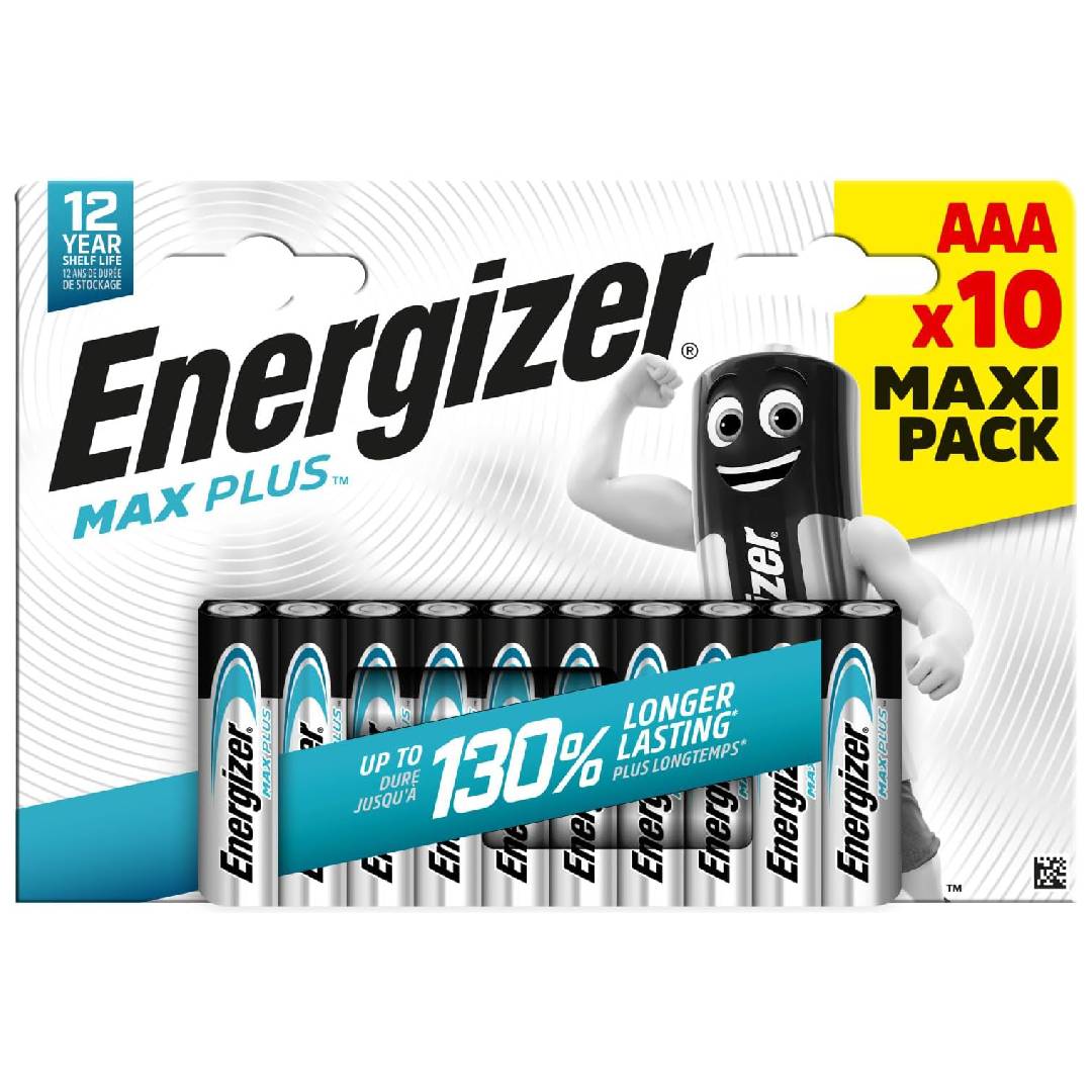 Energizer Max Plus - AAA Batteries (10 Pack)