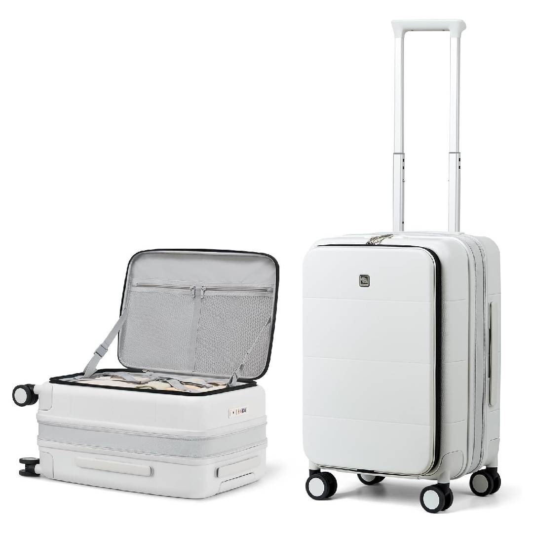 Hanke Top Open Wide Handle Suitcase