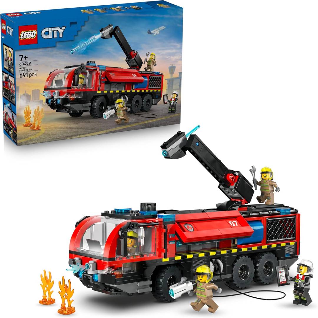 LEGO City Airport Fire Engine Truck Toy