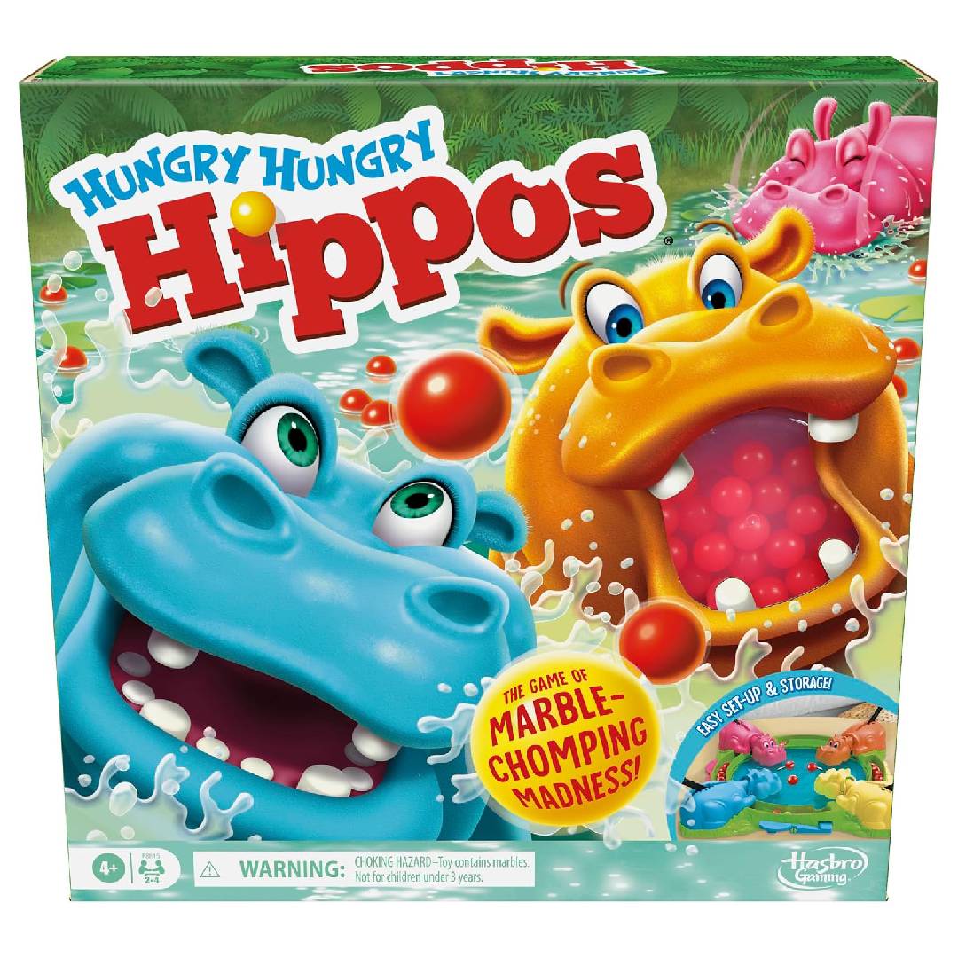 Hungry Hungry Hippos Game for Preschoolers