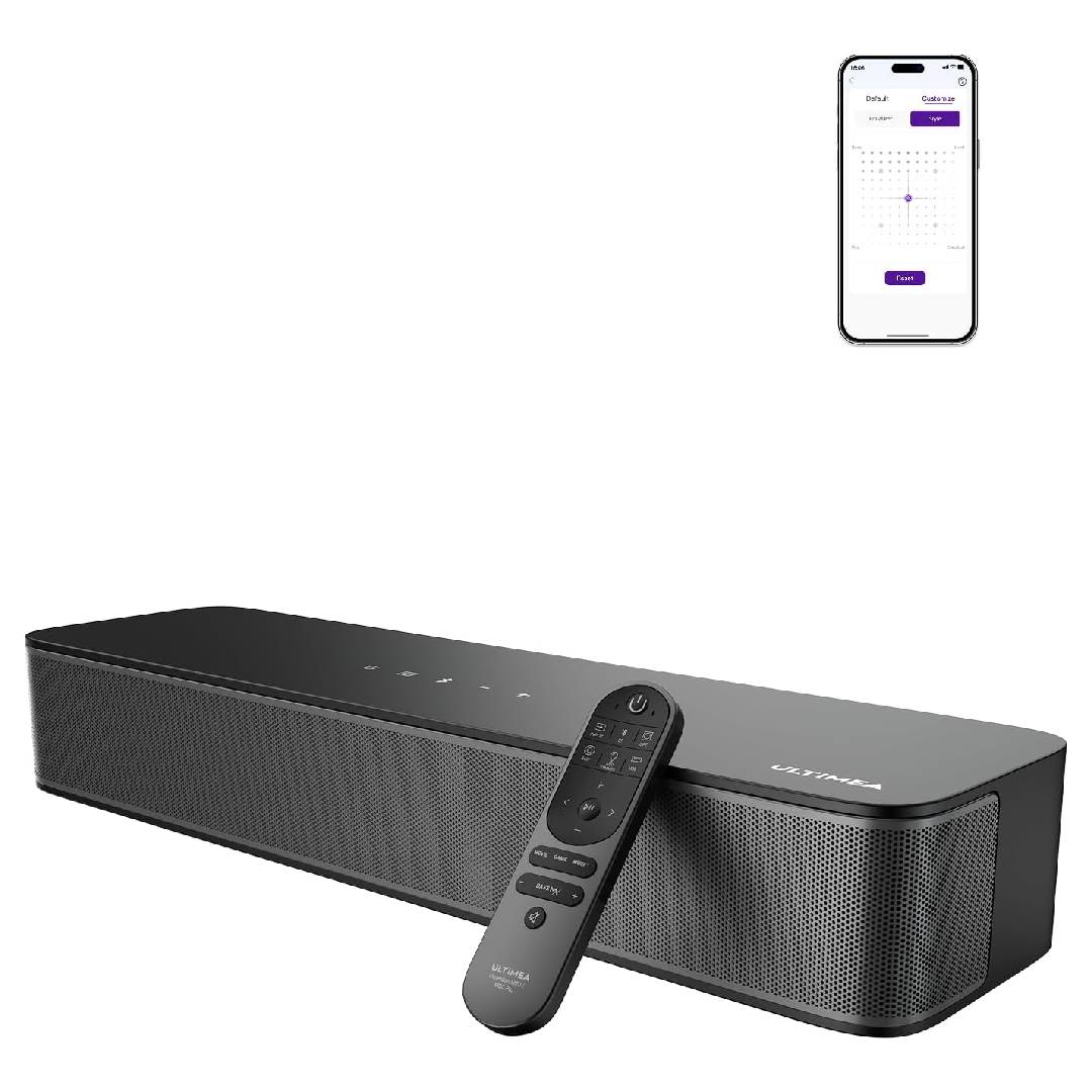 ULTIMEA 2.1 Ch TV Soundbar, Built-in Subwoofer
