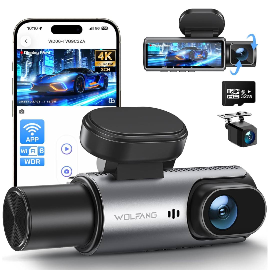 WOLFANG 4K Dash Cam