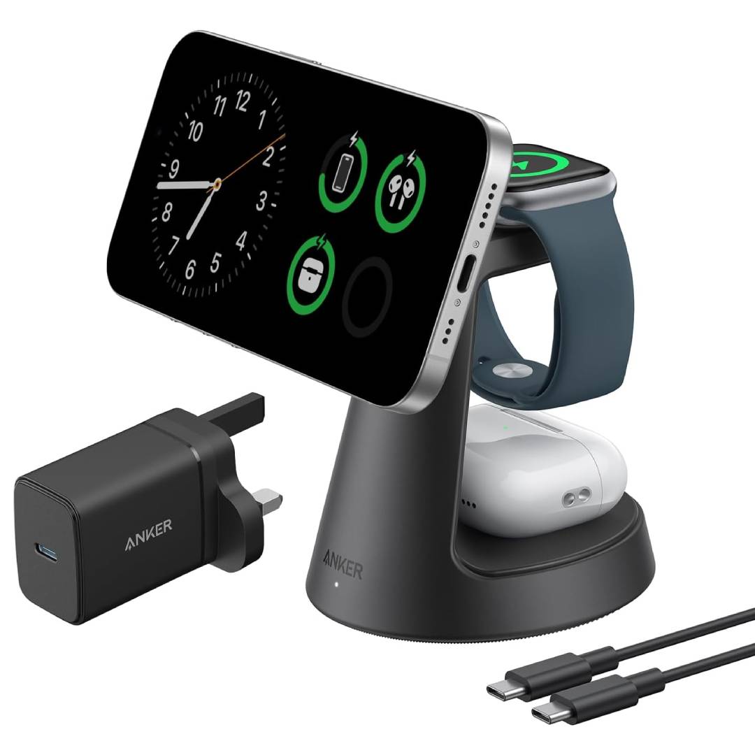 Anker MagGo 3-in-1 Wireless Charging Station