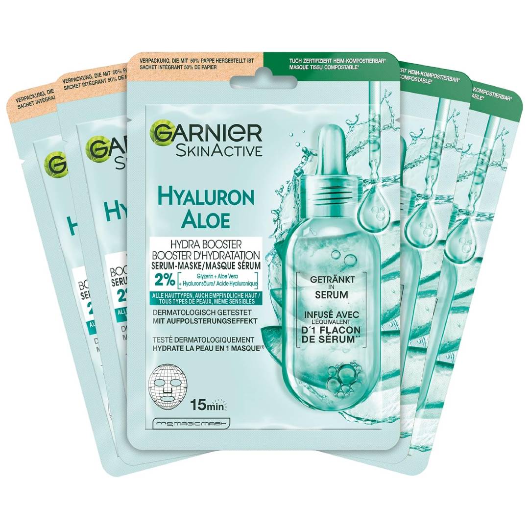 Garnier Hydra Bomb Sheet Mask 5-pack