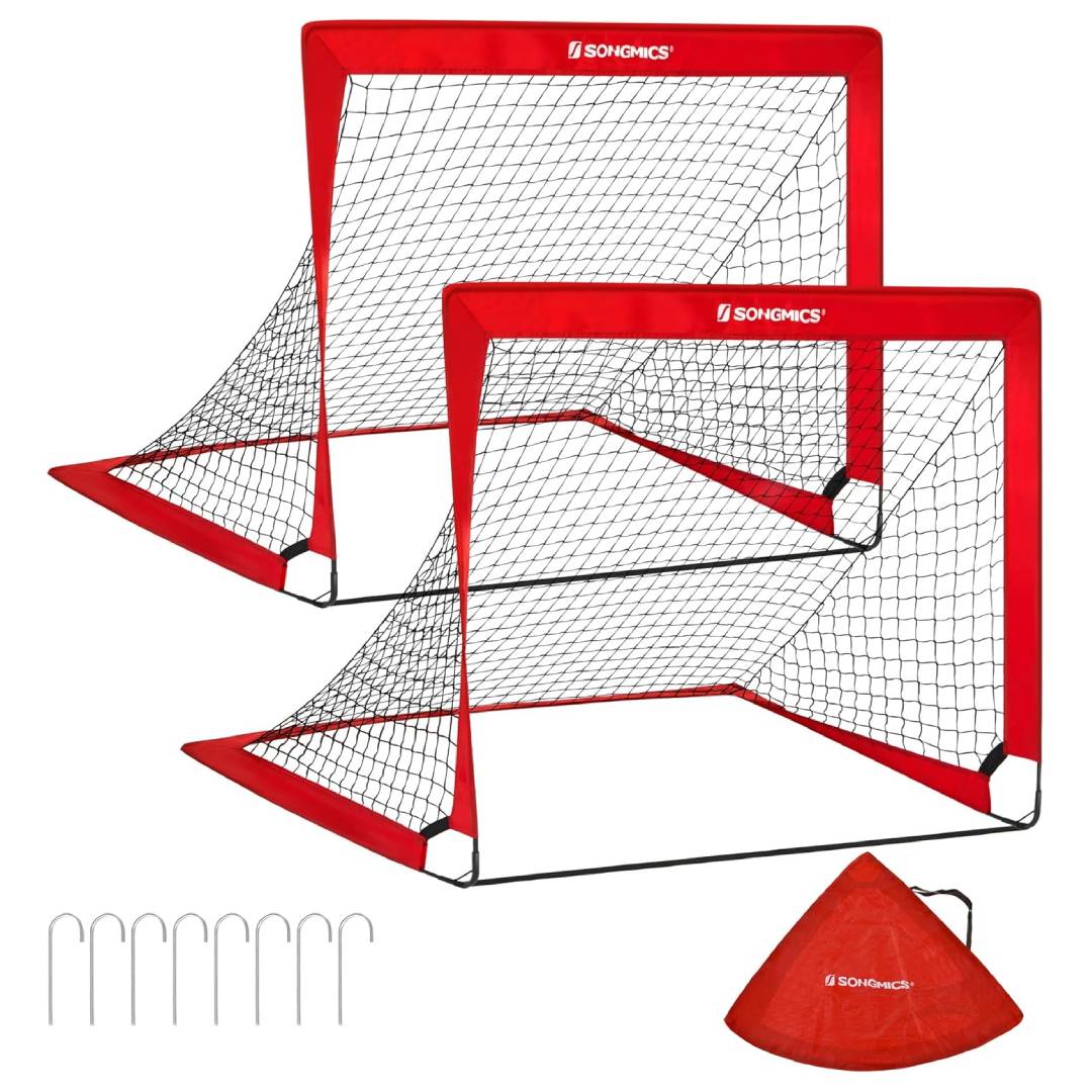 SONGMICS Kids Football Goals