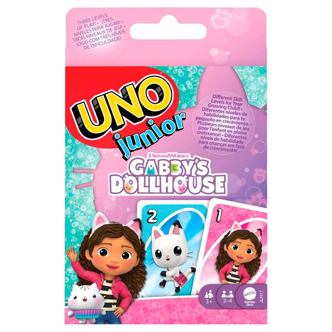 UNO Junior Gabby's Dollhouse Card Game