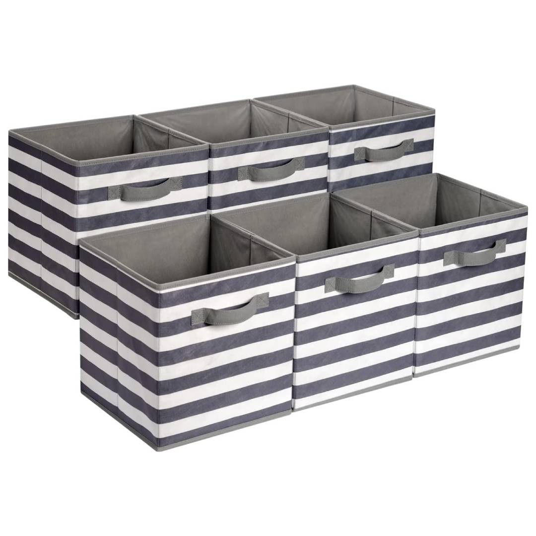 Amazon Basics Collapsible Fabric Storage Cubes