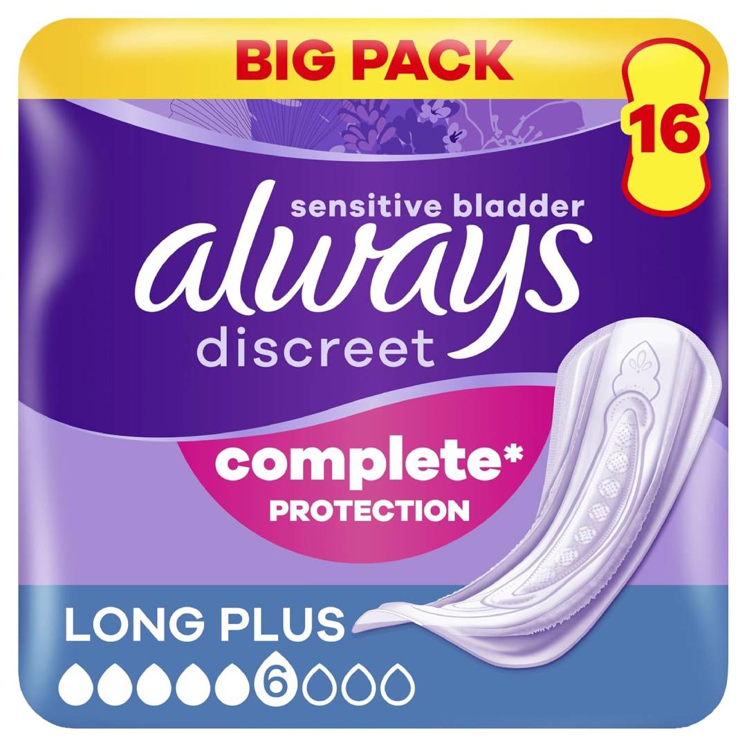 Always Discreet Incontinence Pads Long Plus
