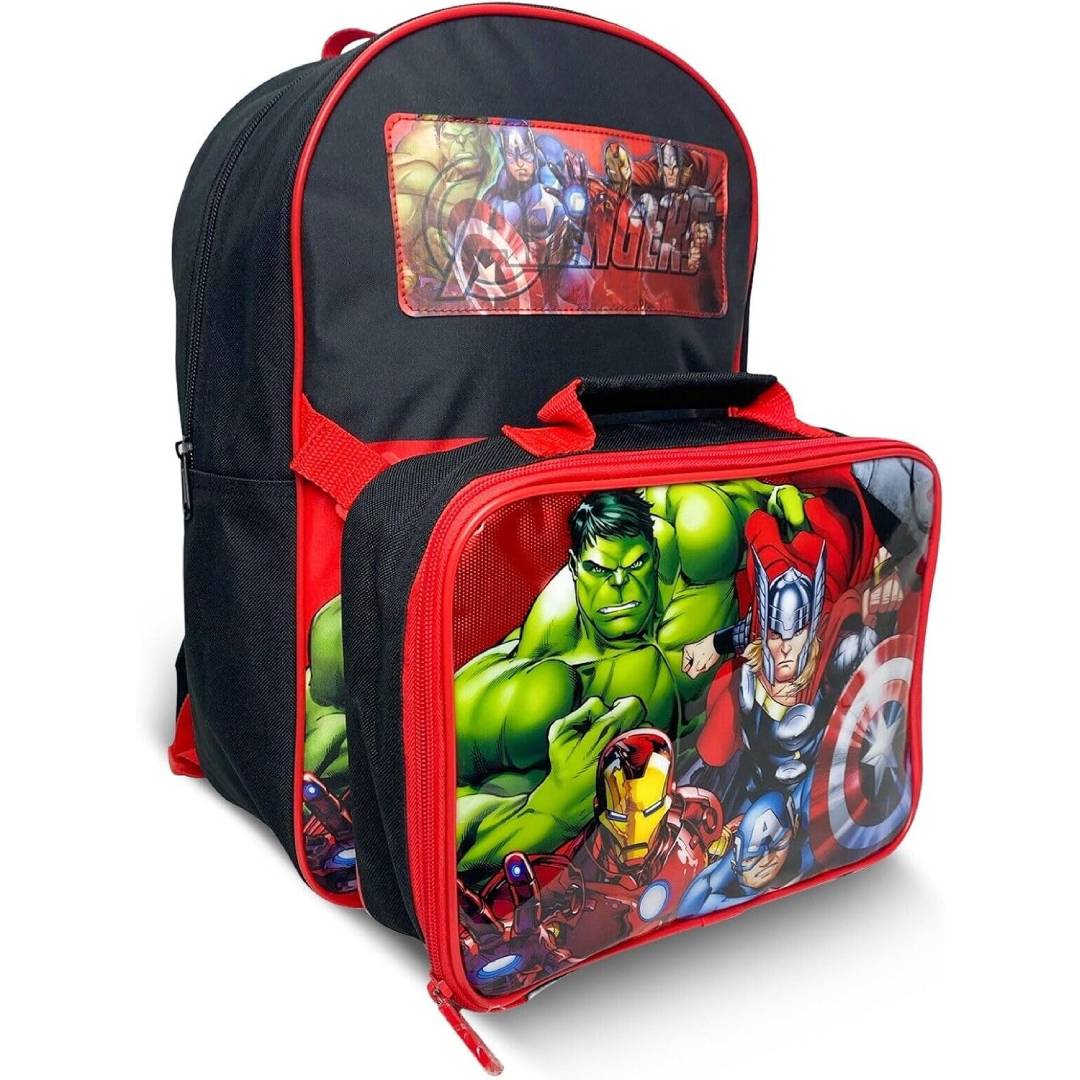 Marvel Avengers Backpack with Lunch Bag