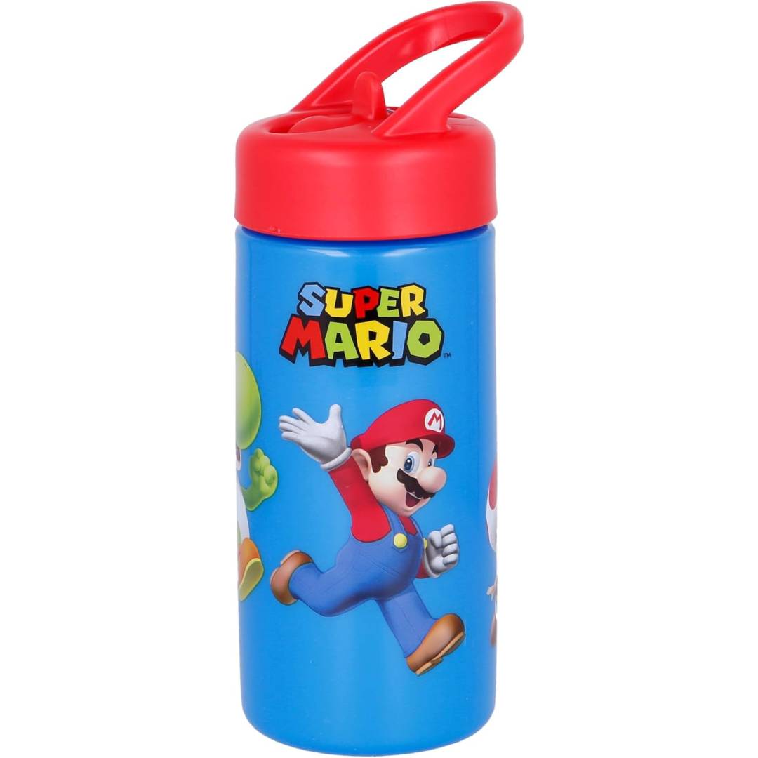 Stor Playground Bottle, 410ml, Super Mario