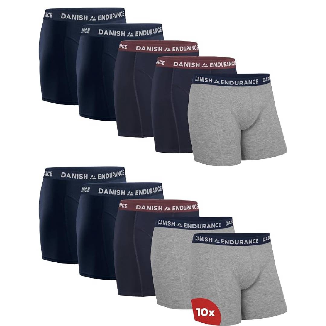 DANISH ENDURANCE Cotton Boxers for Men