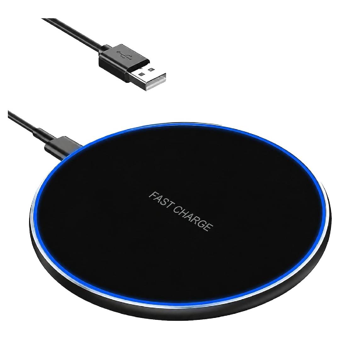 20W Wireless Charger Pad, Fast Charging for iPhone and Samsung Galaxy