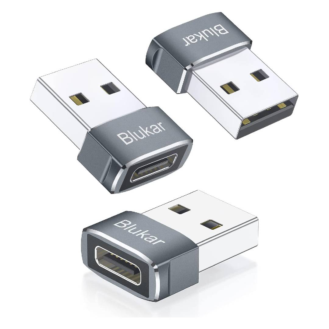Blukar USB to USB C Adapter to Male Adapter