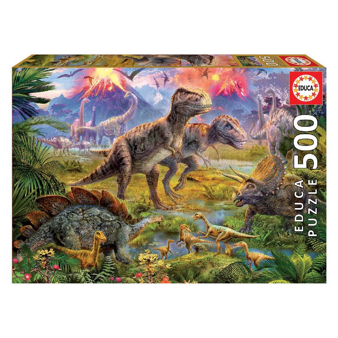 Educa Borras - Dinosaur Gathering 500 piece Jigsaw Puzzle