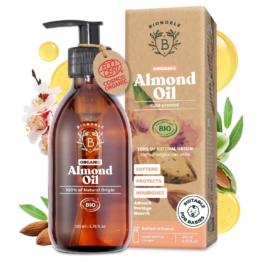 BIONOBLE Organic Sweet Almond Oil for Skin