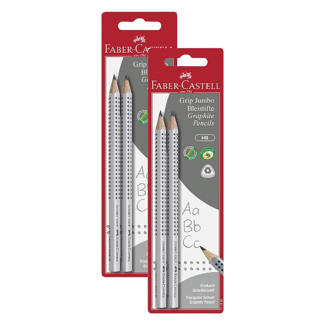 Faber-Castell 111992 Jumbo Grip HB Pencils