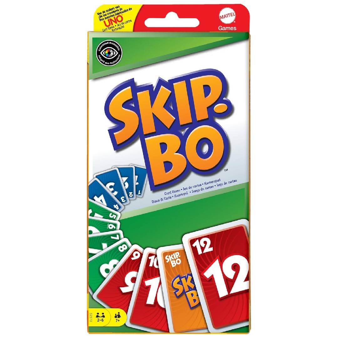 Mattel Games - Skipbo 52370 Card Game for the Whole Family