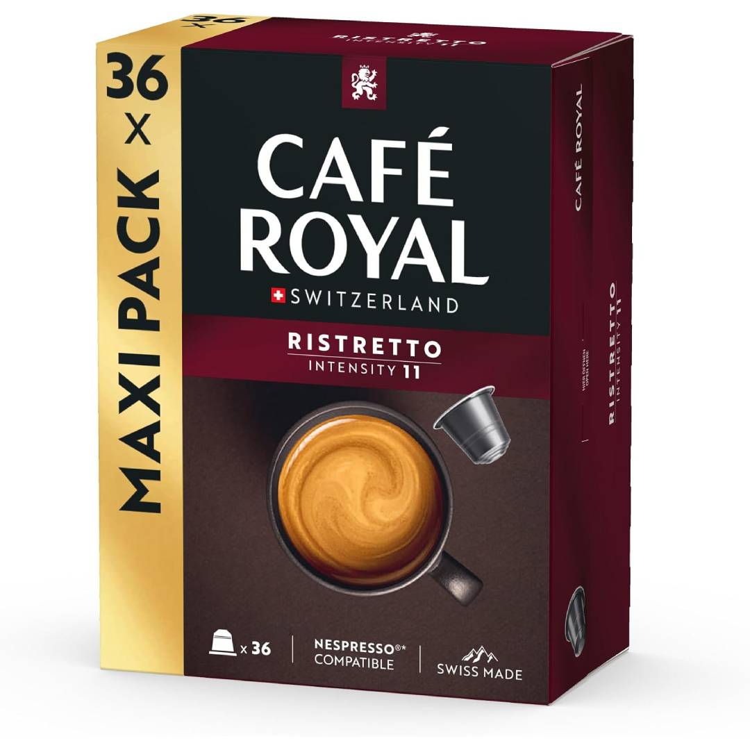 Café Royal Ristretto, 36 Nespresso® Original Compatible Coffee Capsules