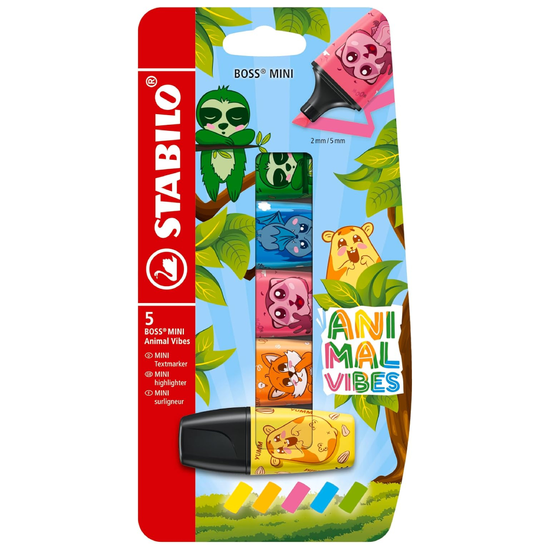 STABILO BOSS MINI Animal Vibes Highlighters