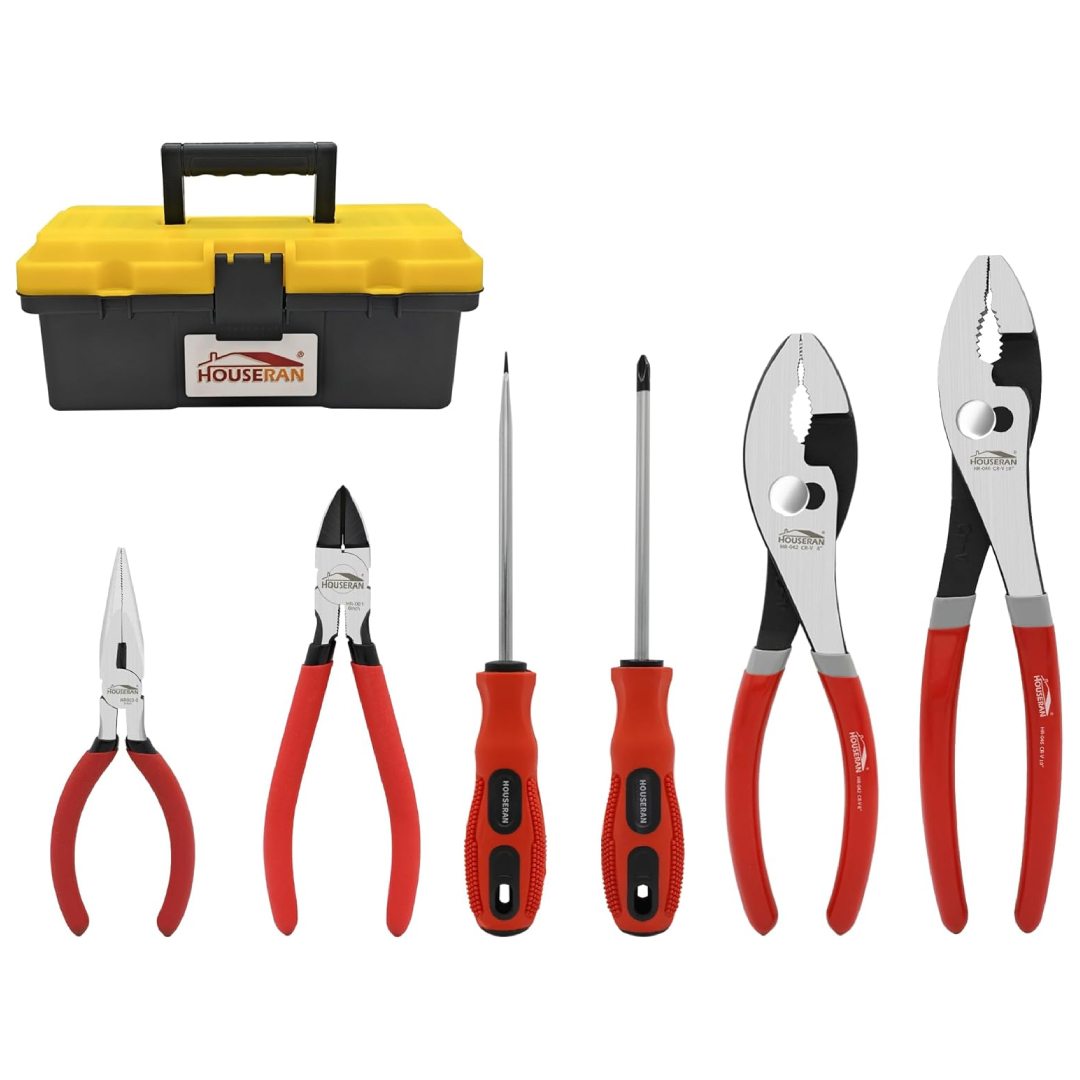 HOUSERAN 6-Piece Professional Tool Kit