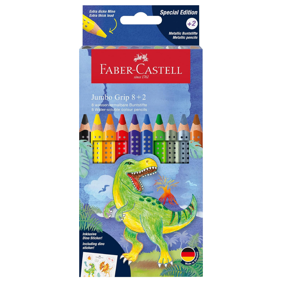 Faber-Castell Jumbo Grip Colour Pencils