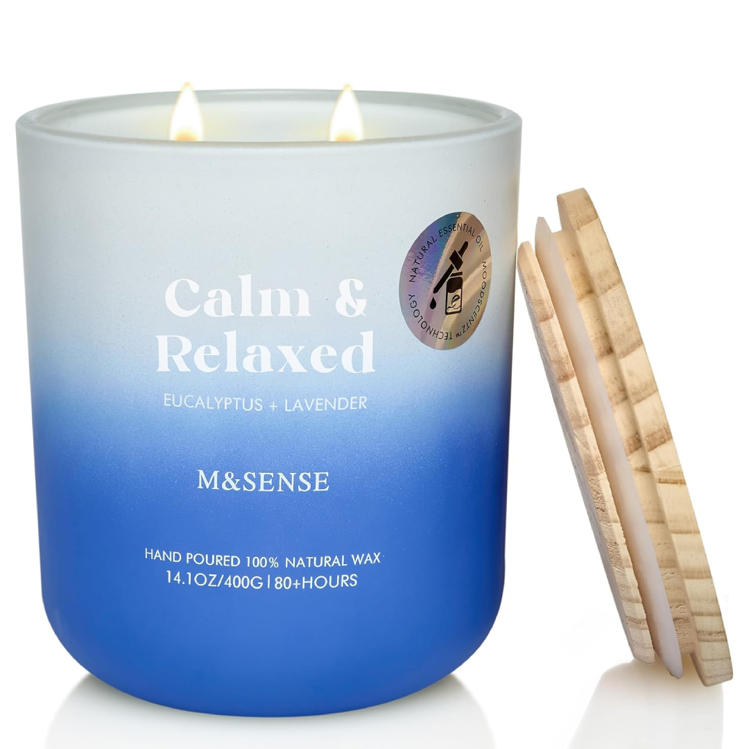 M SENSE Eucalyptus Lavender Scented Candle