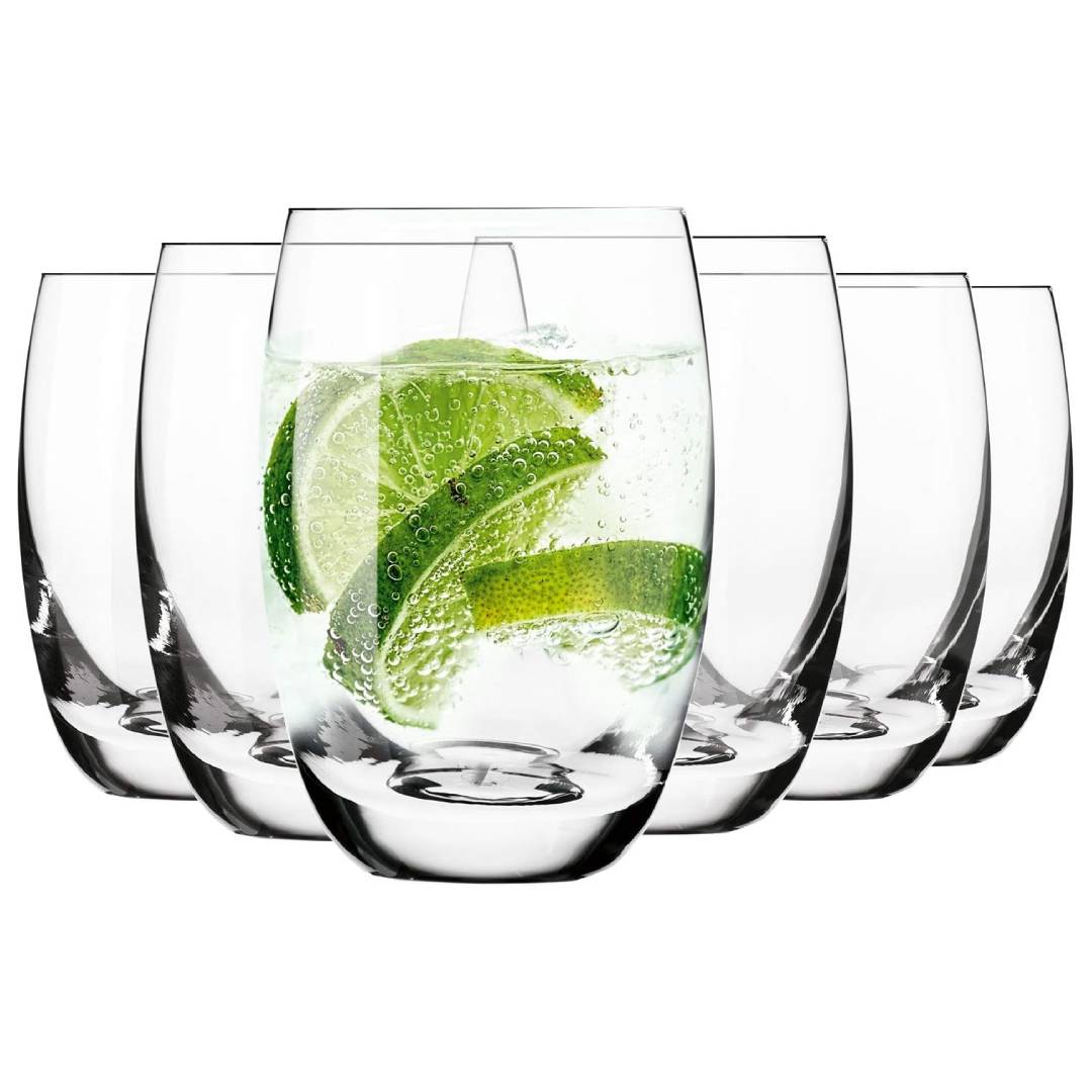 Krosno Water Glasses Set of 6 Elite Collection