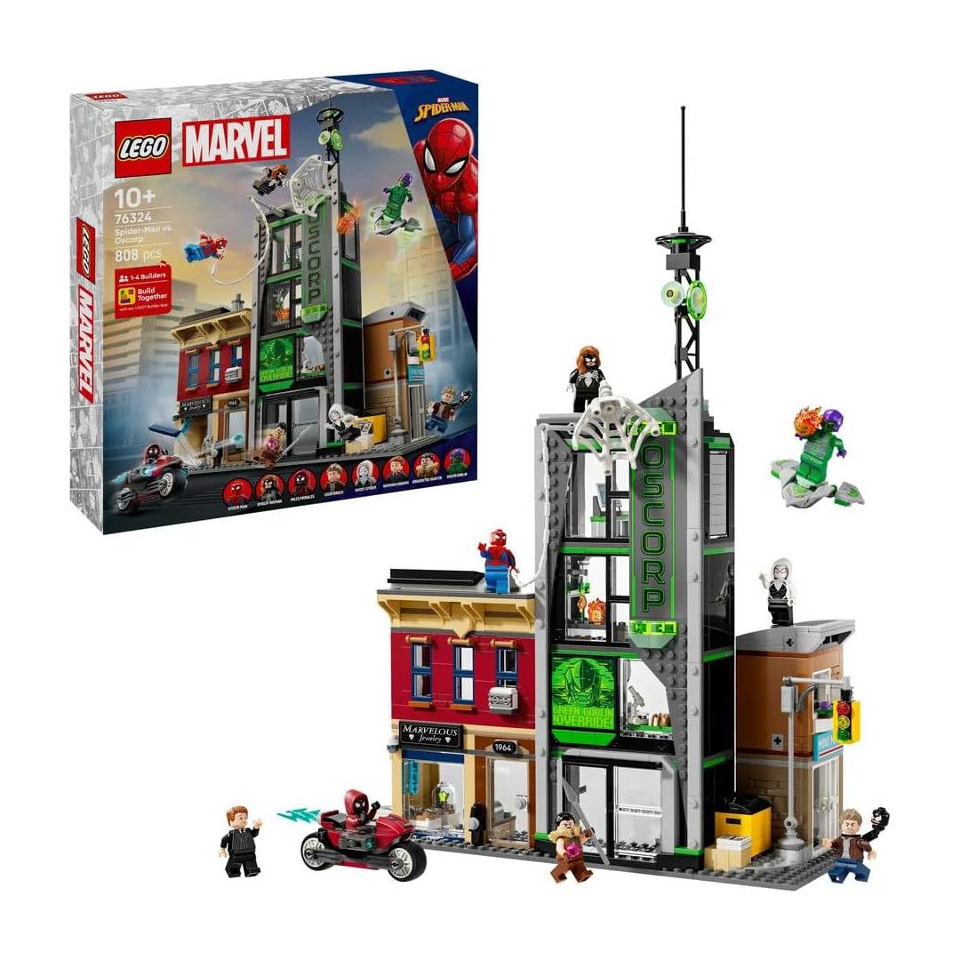 LEGO Marvel Spider Man vs Oscorp 76324