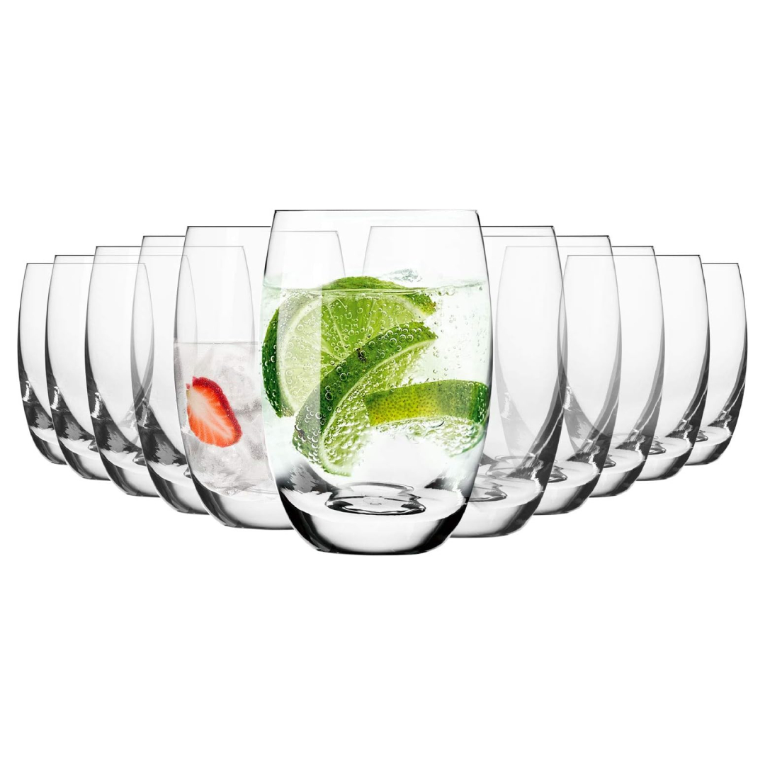 KROSNO Water Glasses Set of 12 Elite Collection