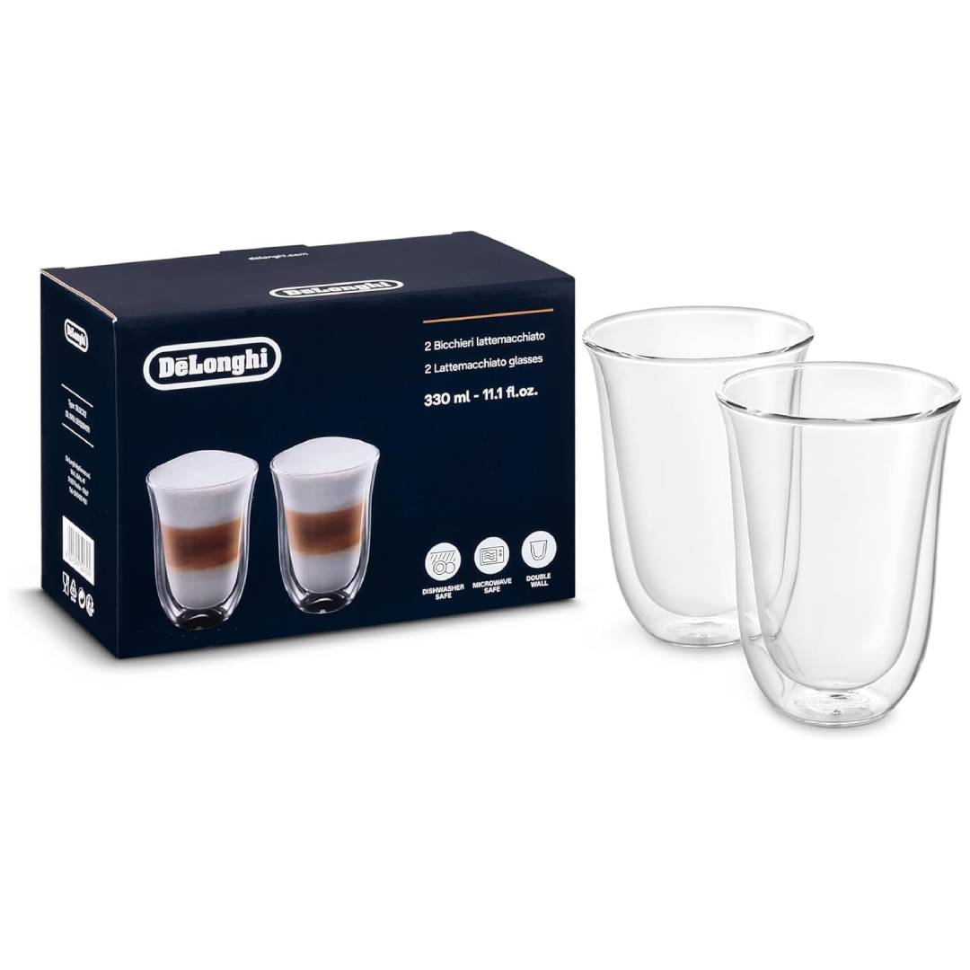 De'Longhi Latte Macchiato Thermo Glasses 330ml