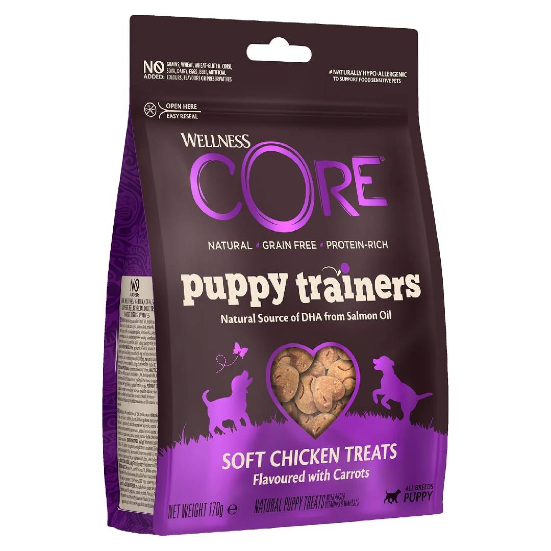 Wellness CORE Puppy Trainers 170g, Chicken & Carrots – Soft Dog Treats