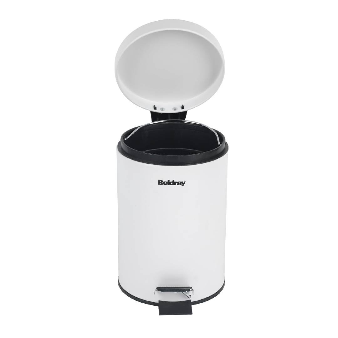 Beldray LA038098WHT Bathroom Pedal Bin