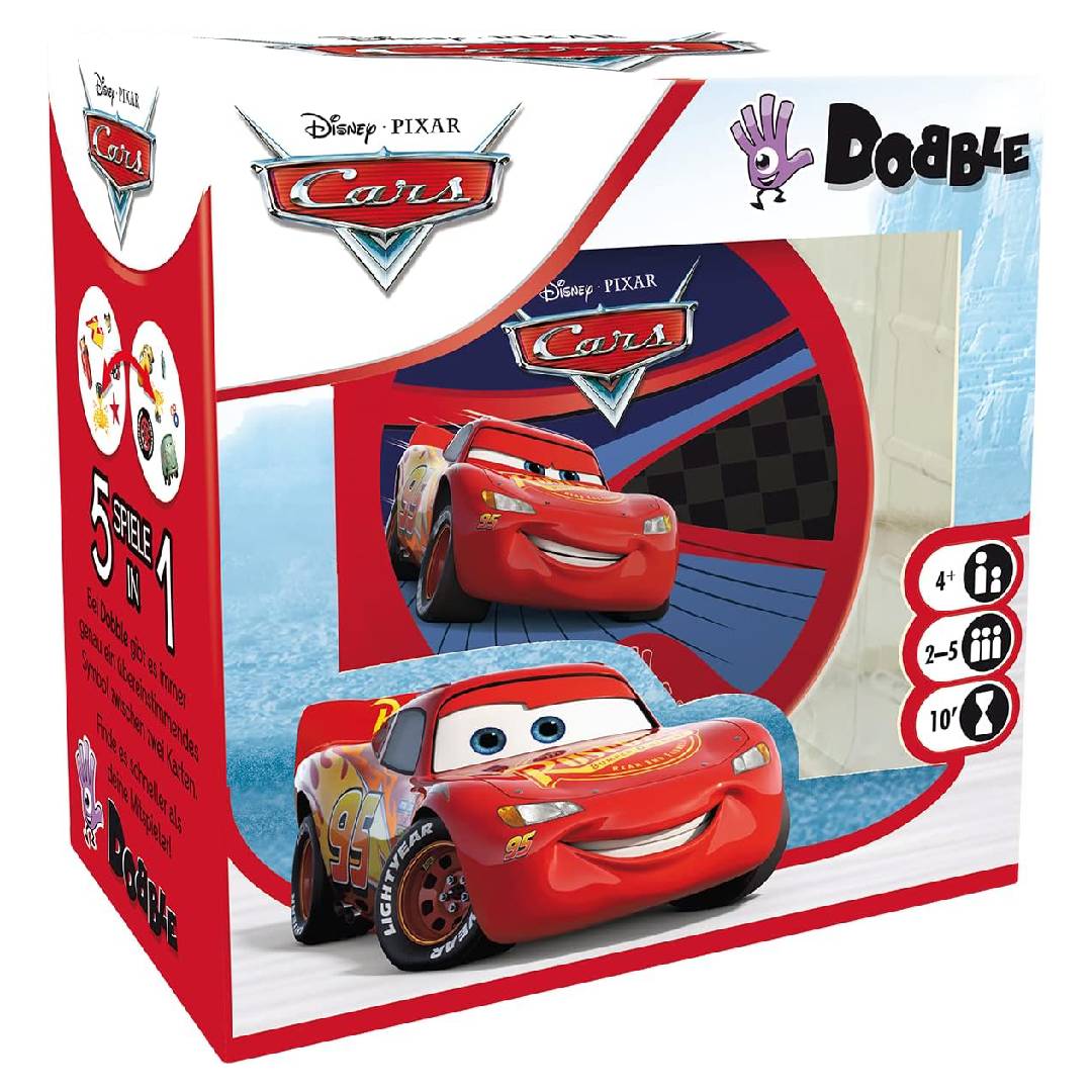Asmodee ASM0004 Dobble Cars Card Game Multi-Coloured