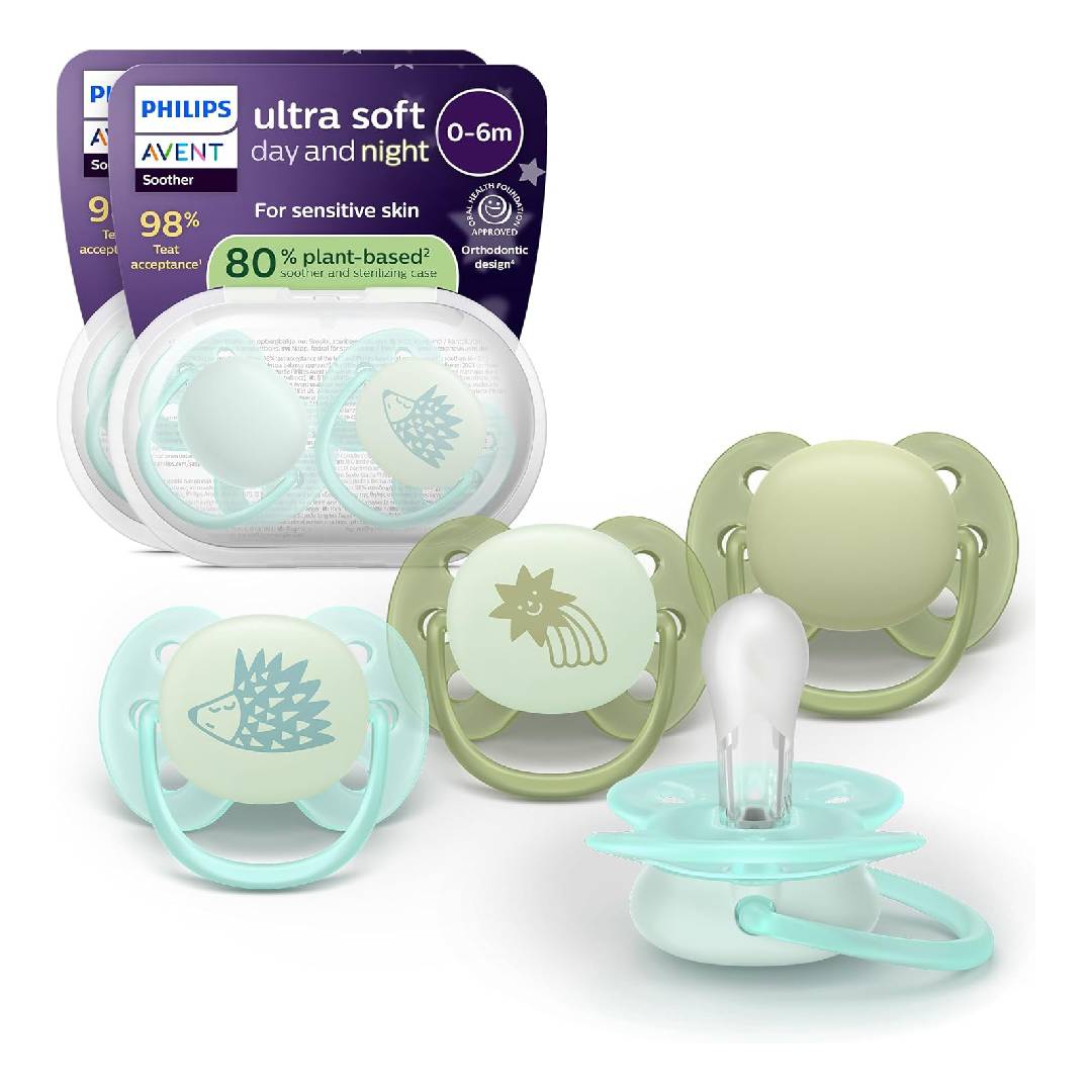 Philips Avent Ultra Soft Soother • Day & Night