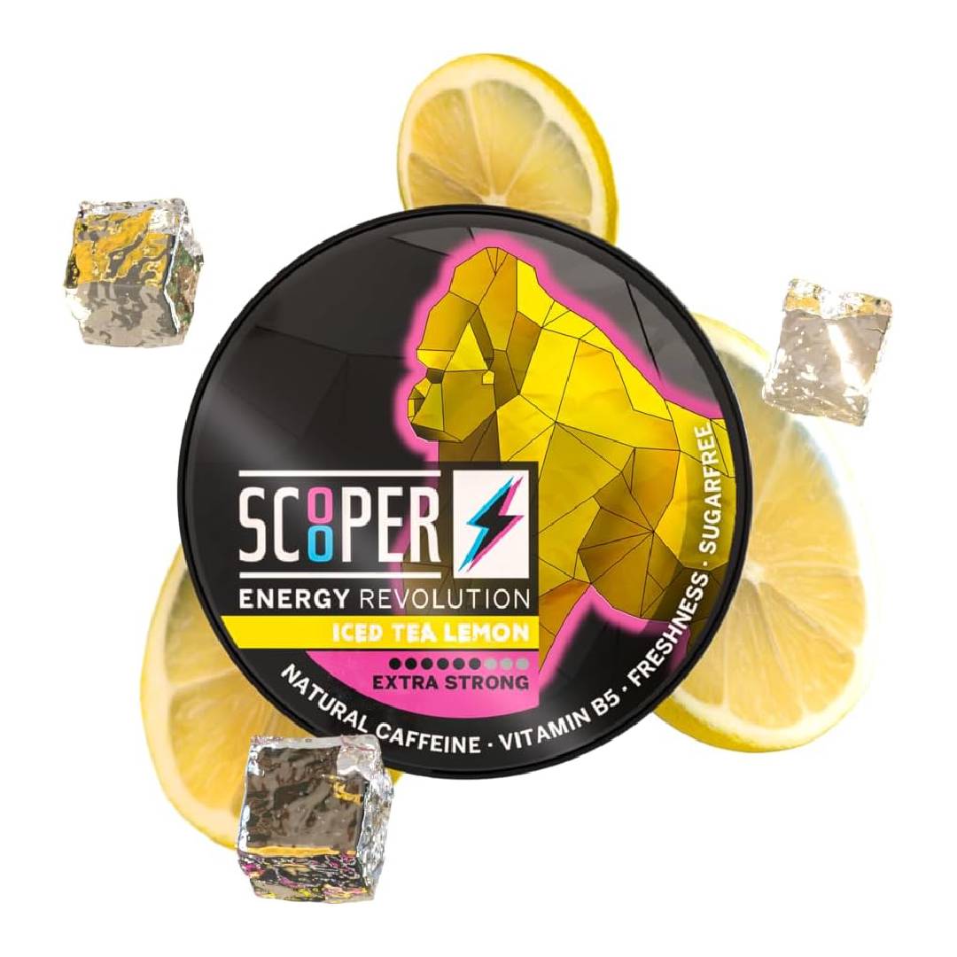 Scooper Energy Iced Tea Lemon Extra Strong 80mg