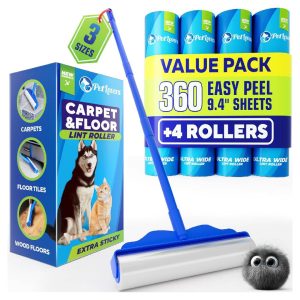 PetLovers Large Lint Roller with 3 Refills