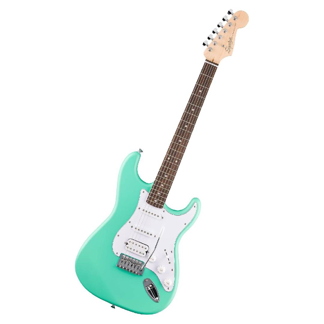 Squier by Fender Debut Stratocaster HSS Electric Guitar, Sea Foam Green