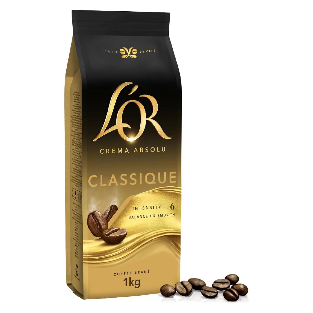 L'OR Classic Coffee Beans, 1 kg