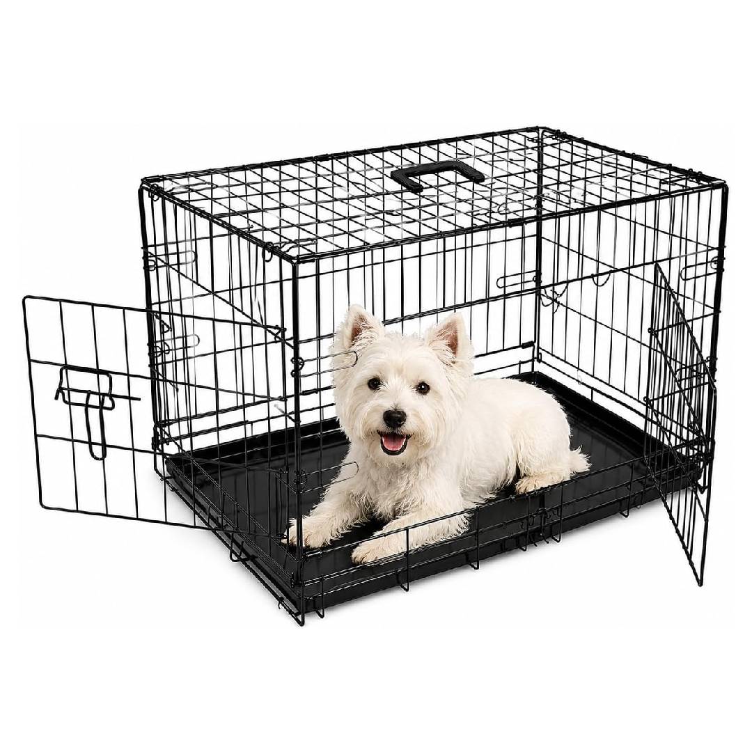 BUNNY BUSINESS Underdog Metal Dog Crate