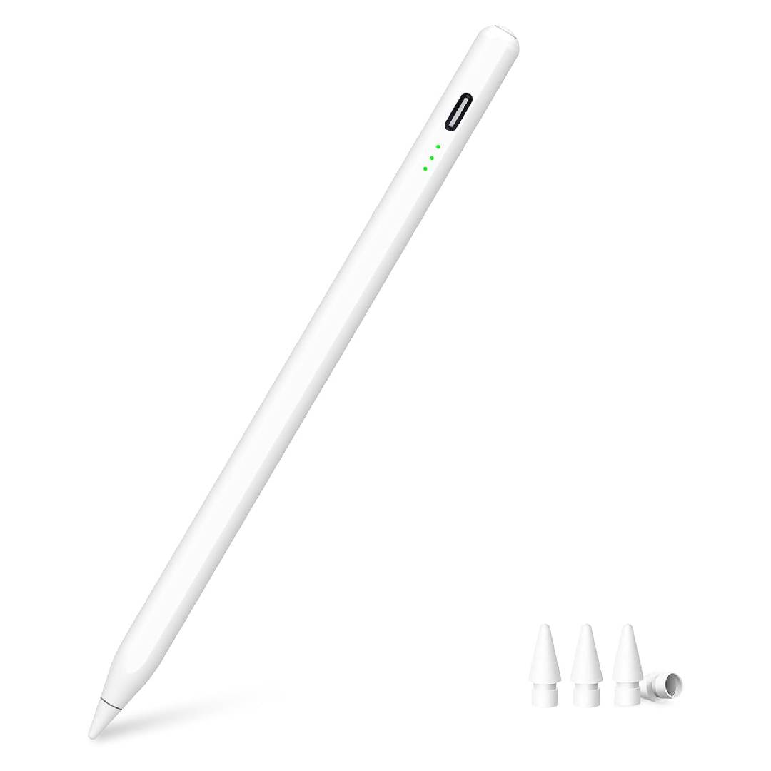 Stylus Pen for iPad Pro Air Mini 2018-2026, Palm Rejection 2X Fast Charge