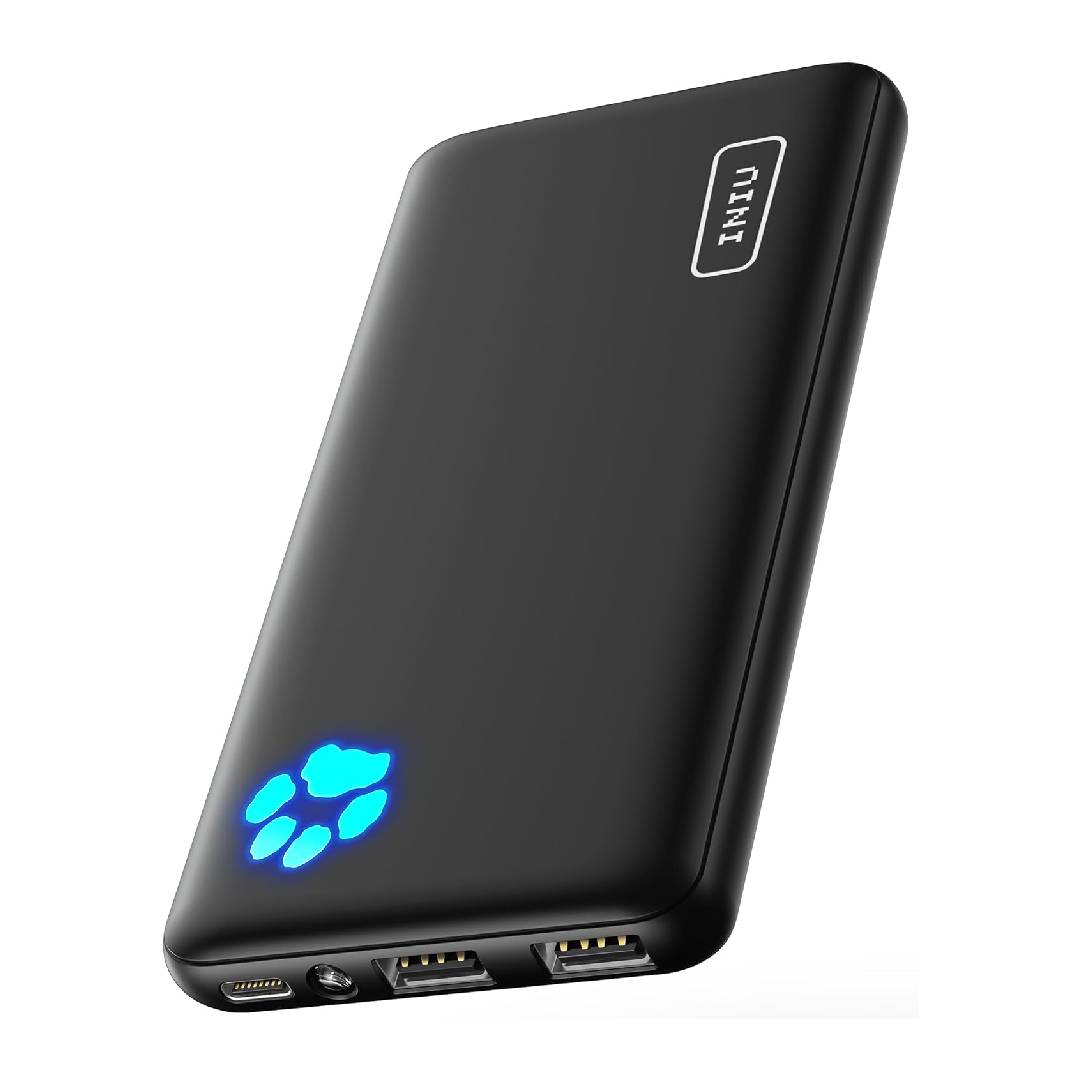 INIU Power Bank, 10000mAh Slimmest & Lightest Portable Charger